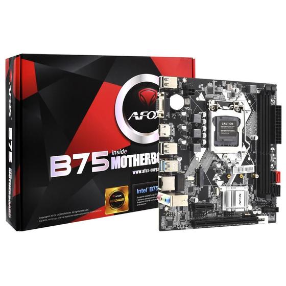 Imagem de Placa Mãe B75 Afox Ib75-ma2-v3 Socket Lga 1155 Vga Ddr3 16gb