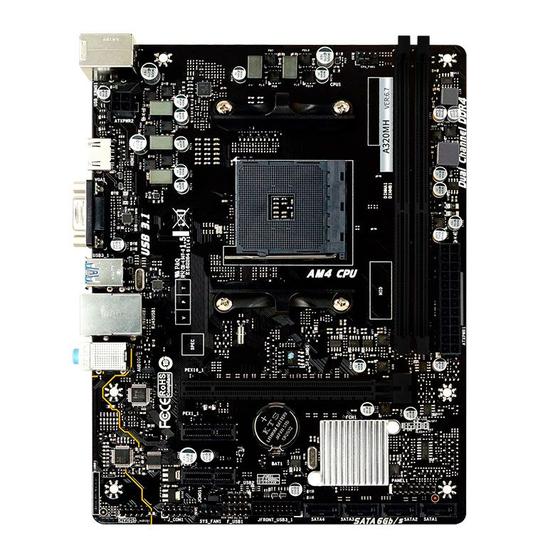 Placa Mae Biostar A320MH DDR4 Socket AM4 Chipset AMD A320 Menor preço em Placa Mae Biostar A320MH DDR4 Socket AM4 Chipset AMD A320