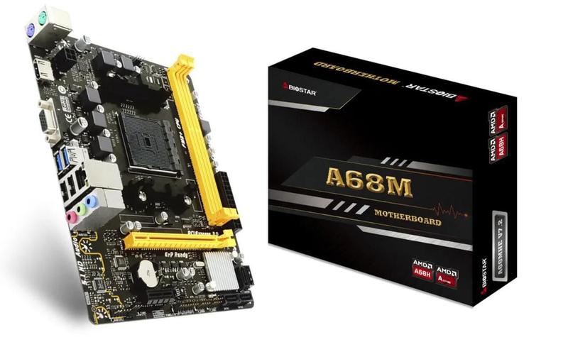 Placa Mãe Biostar A68Mhe Ddr3 Fm2+ Usb 3.1 Menor preço em Placa Mãe Biostar A68Mhe Ddr3 Fm2+ Usb 3.1