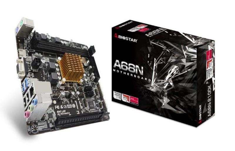 Placa Mãe Biostar A68N-2100K 2.0 + CPU AMD E1-6010 VGA / DDR3L Menor preço em Placa Mãe Biostar A68N-2100K 2.0 + CPU AMD E1-6010 VGA / DDR3L