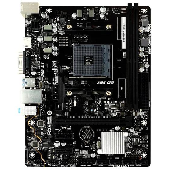 Imagem de Placa Mãe Biostar B450Mhp Am4 2X Ddr4 Pci Vga Hdmi Sata