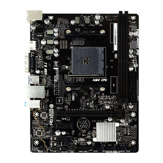Imagem de Placa Mae Biostar B450MHP, Chipset AMD B450, DDR4, Socket AM4, M-ATX, B450MHP