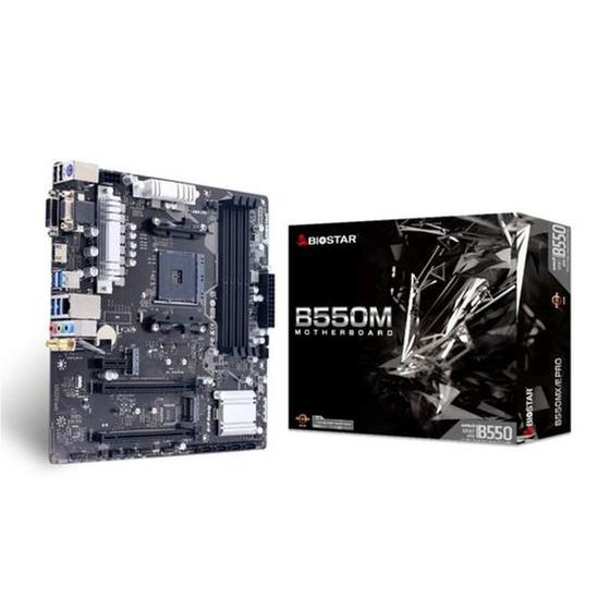 Imagem de Placa-Mãe Biostar B550Mx E Pro para Soquete AM4 - Tecnologia M.2 4.0 - 4 Slots DDR4