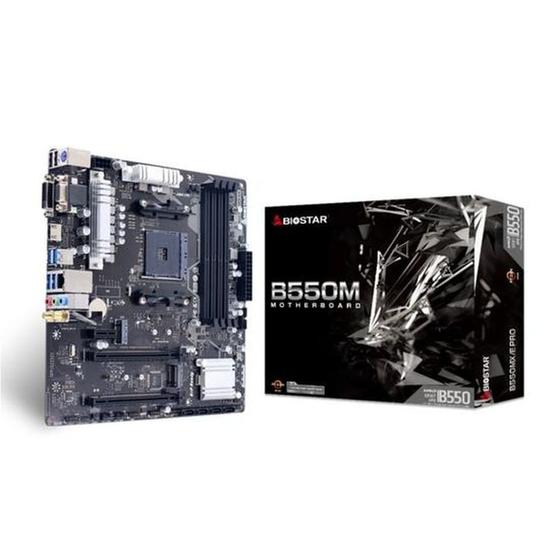 Placa Mãe Biostar B550Mx E Pro Soquete Am4 M.2 4.0 4 Slots Ddr4 Menor preço em Placa Mãe Biostar B550Mx E Pro Soquete Am4 M.2 4.0 4 Slots Ddr4