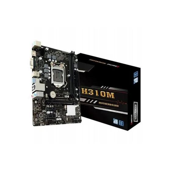 Imagem de Placa Mãe Biostar H310Mhp para Processadores Intel 1151