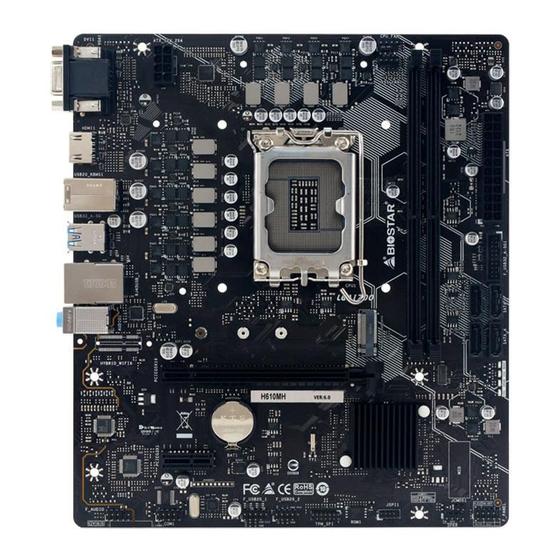 Imagem de Placa Mae Biostar H610MH, DDR4, Socket LGA1700, M-ATX, Chipset Intel H610, H610MH