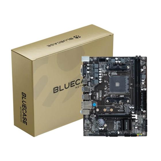 Imagem de Placa Mãe Bluecase A520M M.2 Gamer 2.0 DDR4 AMD AM4 m-ATX