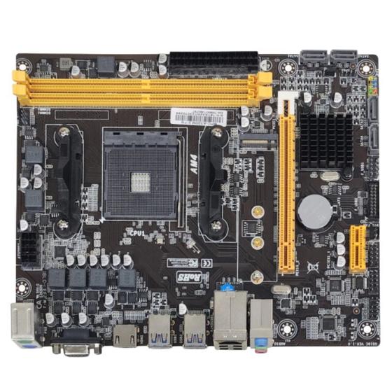 Placa-Mãe BPC para AMD AM4 A320M m.2 TG - BRAZIL PC Imagem de Placa-Mãe BPC para AMD AM4 A320M m.2 TG
