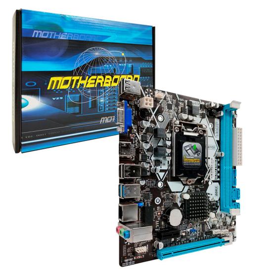 Imagem de Placa Mãe Brazil PC BPC-H61M-T, Intel 2ª/3ª Geração, DDR3, Socket LGA1155