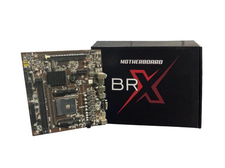 Imagem de Placa Mãe BRX A520/BR, Chipset Amd A520, Intel A520 DDR4