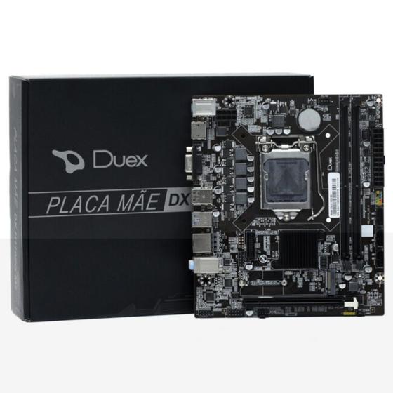 Imagem de Placa mãe Duex, DDR4, Chipset H110, Socket Intel LGA 1151, Micro ATX, DX H110ZG M2