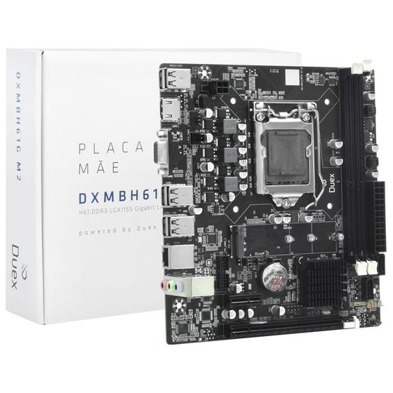 Imagem de Placa Mãe Duex DXMBH61G M2 Socket LGA 1155 / VGA / DDR3