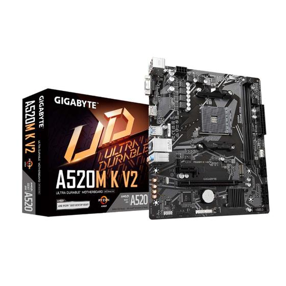 Imagem de Placa Mãe Gigabyte A520m S2h, Amd Am4, Ddr4