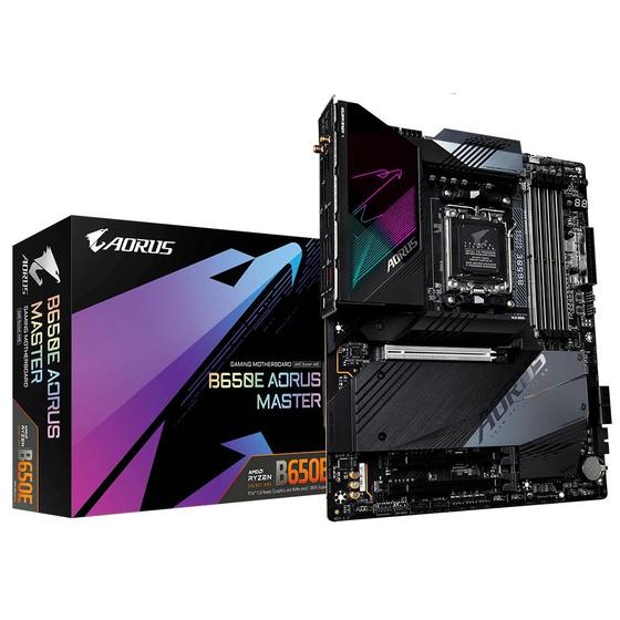 Imagem de Placa Mae Gigabyte AMD (AM5) DDR5 ATX - B650E Aorus Master 1.0