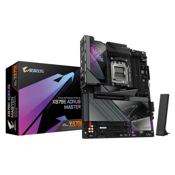 Imagem de Placa Mae Gigabyte AMD (AM5) DDR5 ATX - X870E Aorus Master