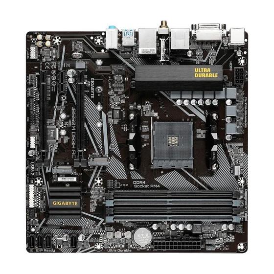 Placa Mãe Gigabyte B550M DS3H AC, Rev 1.4, AMD AM4, Micro ATX, DDR4 ,Wi-Fi, Bluetooth - B550M DS3H AC - 9MB55MDHC-00-G17 Rev 1.7 Imagem de Placa Mãe Gigabyte B550M DS3H AC, Rev 1.4, AMD AM4, Micro ATX, DDR4 ,Wi-Fi, Bluetooth - B550M DS3H AC - 9MB55MDHC-00-G17 Rev 1.7