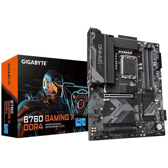 Imagem de Placa Mãe Gigabyte B760 Gaming X DDR4 ATX LGA 1700 DDR4 HDMI DP M.2 USB 3.2