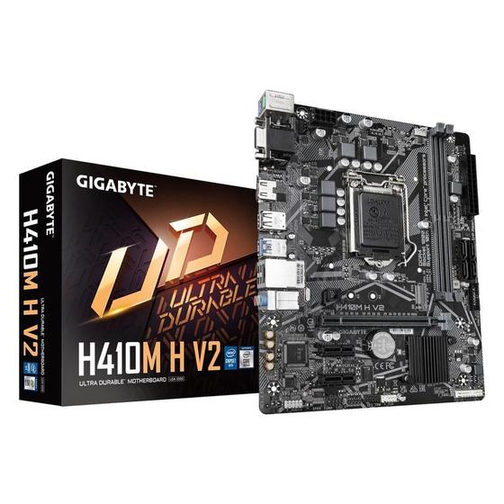 Imagem de Placa-mãe Gigabyte H410m H V2 Micro Atx, Soquete...