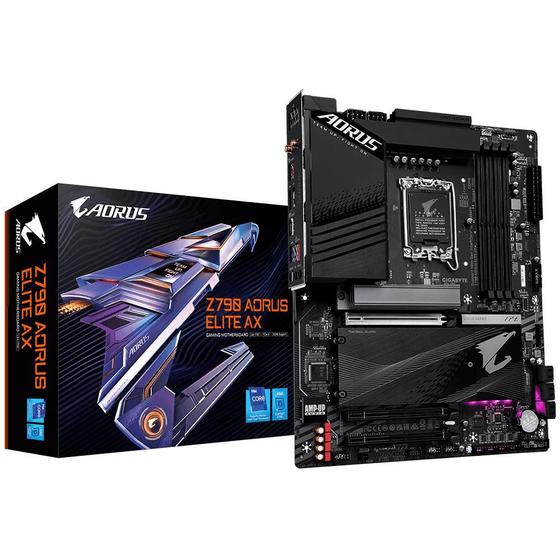 Imagem de Placa Mae Gigabyte INTEL LGA1700 DDR5 ATX- Z790 Aorus Elite AX 1.1