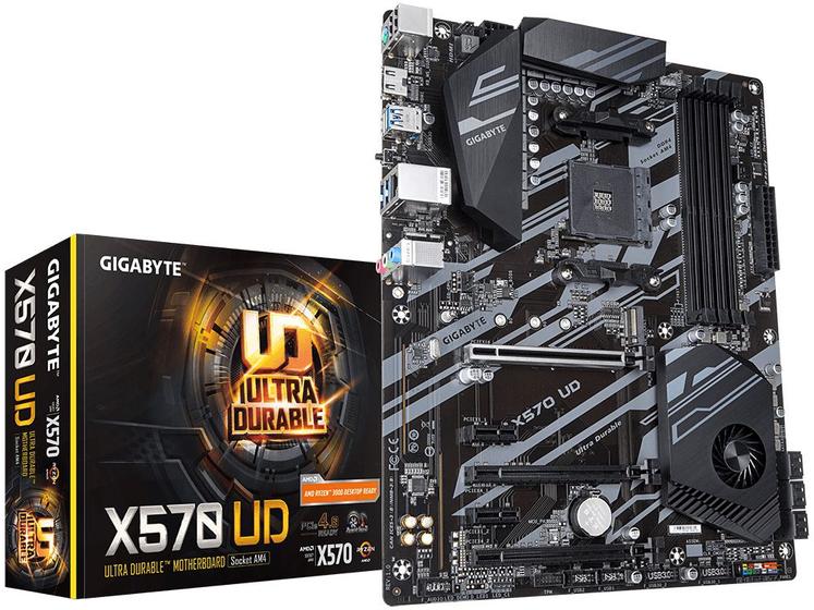Placa Mãe Gigabyte X570 UD 1.1 AMD AM4 Menor preço em Placa Mãe Gigabyte X570 UD 1.1 AMD AM4