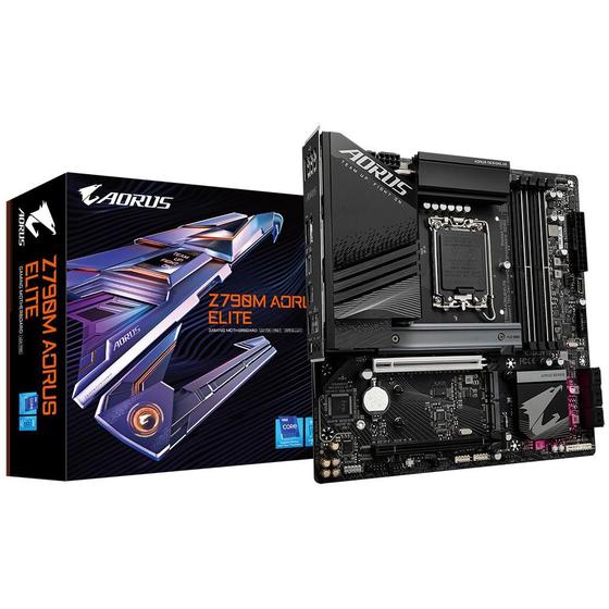 Imagem de Placa MAE Gigabyte Z790M Aorus Elite  Intel 1700-DDR5 -M.2