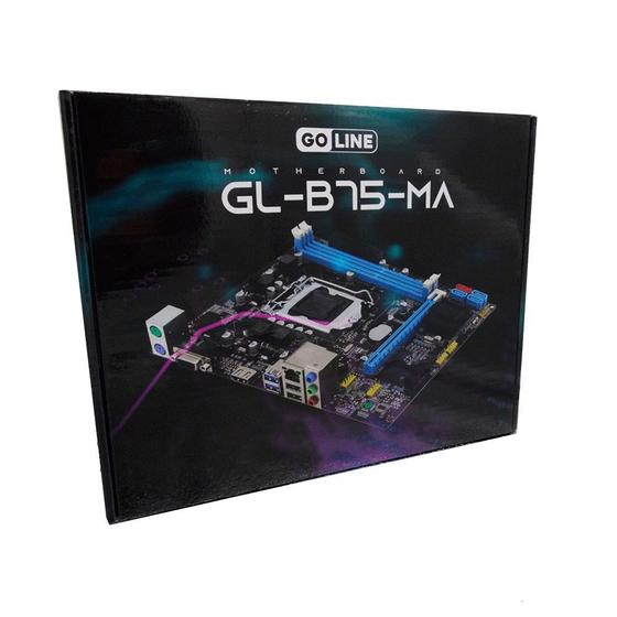 Imagem de Placa mae goline socket 1155 ddr3/usb 3.0/hdmi/vga gl-b75-ma