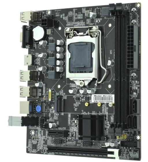 Placa Mãe H61 MGS NVME S1155 Menor preço em Placa Mãe H61 MGS NVME S1155