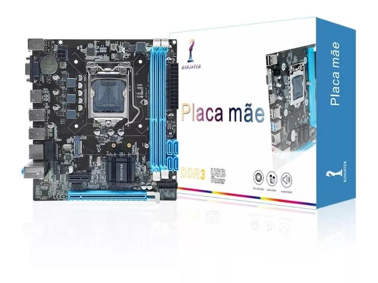 Imagem de Placa Mãe I3/i5/17 Lga1155 Chipset Intel H61 16gb Usb Kingster