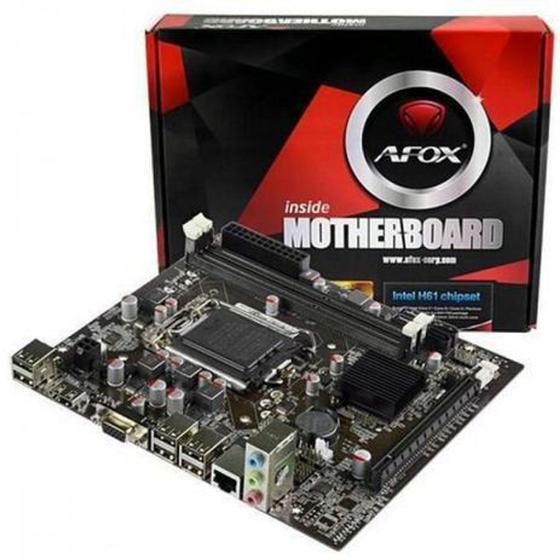 Placa mãe intel h61 micro-atx ih61-ma5 lga 1155 - afox é boa?