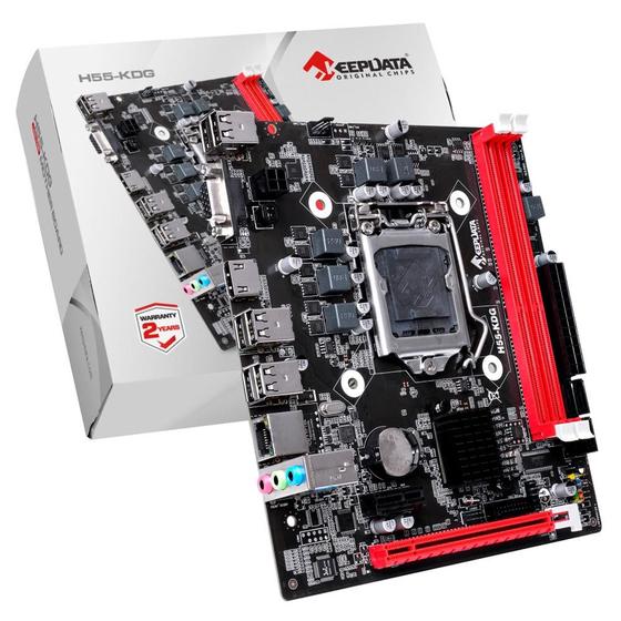 Imagem de Placa mãe keepdata h55-kdg lga 1156 ddr3