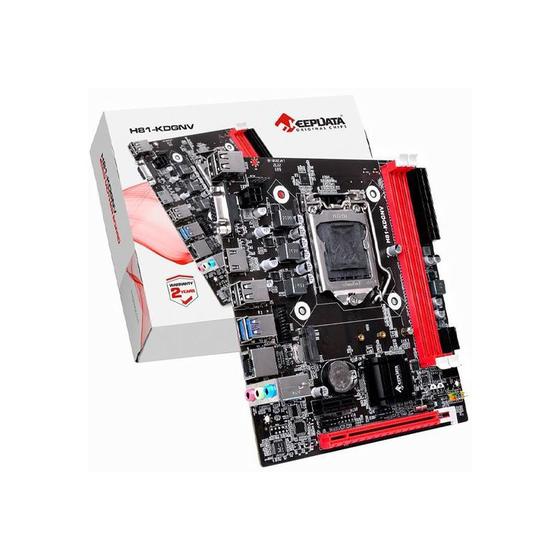 Imagem de Placa Mãe Keepdata H81 Kdgnv Socket Lga 1150 2 Ddr3 Nvme