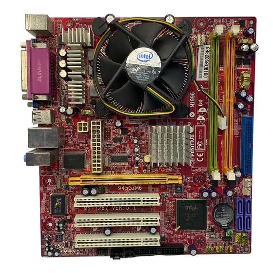 Imagem de Placa Mãe Kit Lga775 Positivo Ms-7267 + Intel G450 + Cooler