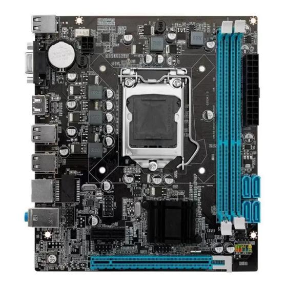 Imagem de Placa Mãe LGA 1155 16gb Usb 2.0 Chipset Intel H61 Micro-ATX