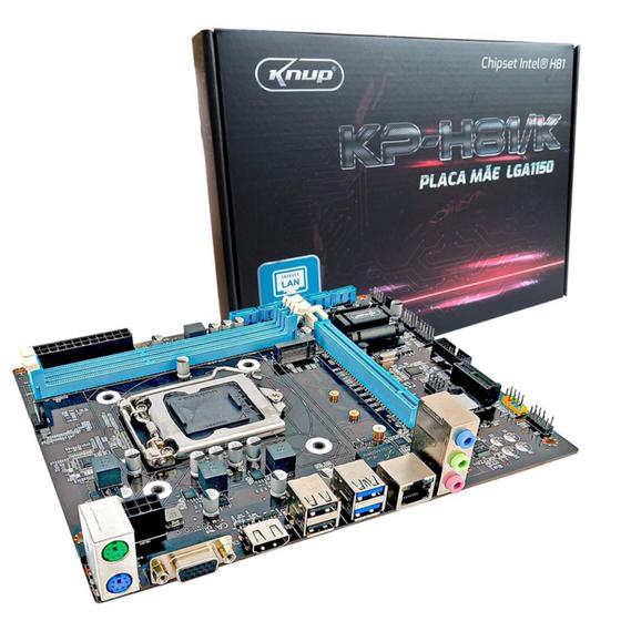 Placa Mãe Lga1150 Chipset Intel H81 6gb Usb 3.0 Ddr3 Menor preço em Placa Mãe Lga1150 Chipset Intel H81 6gb Usb 3.0 Ddr3