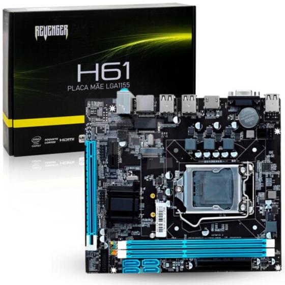 Placa Mãe LGA1155 DDR3 G-H61 - Revenger Menor preço em Placa Mãe LGA1155 DDR3 G-H61 - Revenger