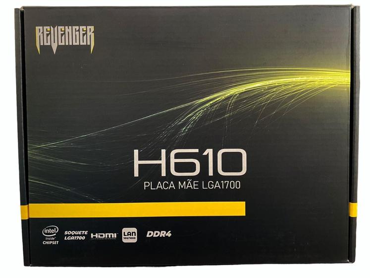 Imagem de Placa Mãe Lga1700 Chipset Intel Lan 100 H610 Ddr4 Usb 64gb - REVENGER