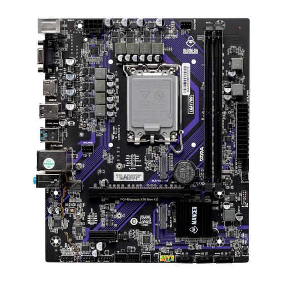 Imagem de Placa Mae Mancer H610M-DA, Chipset Intel H610, DDR4, Socket LGA1700, M-ATX, MCR-H610M-DA