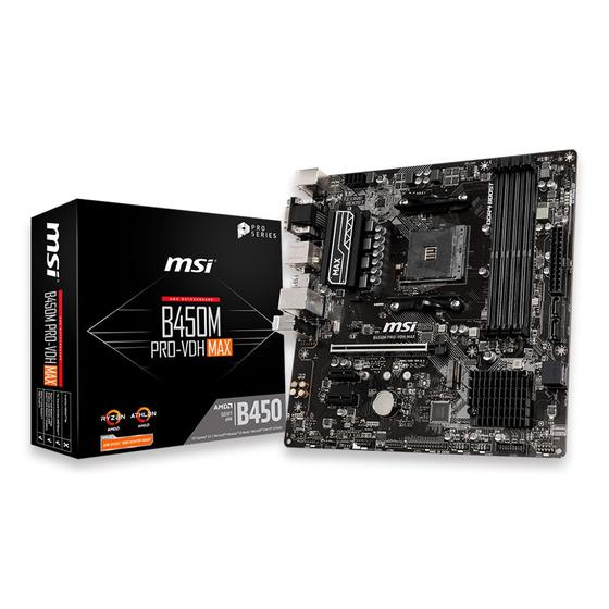 Imagem de Placa Mãe MSI B450M PRO-VDH MAX AM4 911-7A38-063