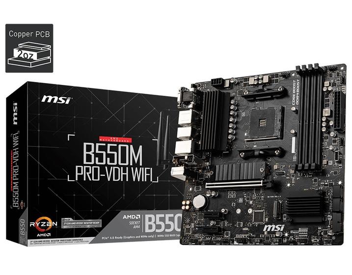 Imagem de Placa Mae MSI B550M PRO-VDH WIFI - AM4 - DDR4