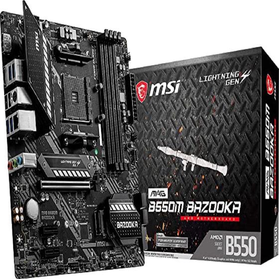 Placa Mãe MSI MAG B550M BAZOOKA Menor preço em Placa Mãe MSI MAG B550M BAZOOKA