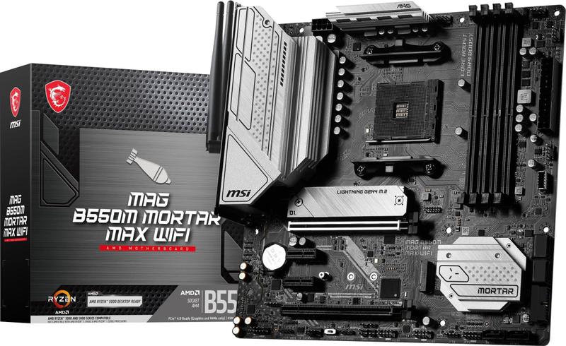 Imagem de Placa-mãe MSI MAG B550M Mortar MAX WiFi Gaming Ryzen 5000