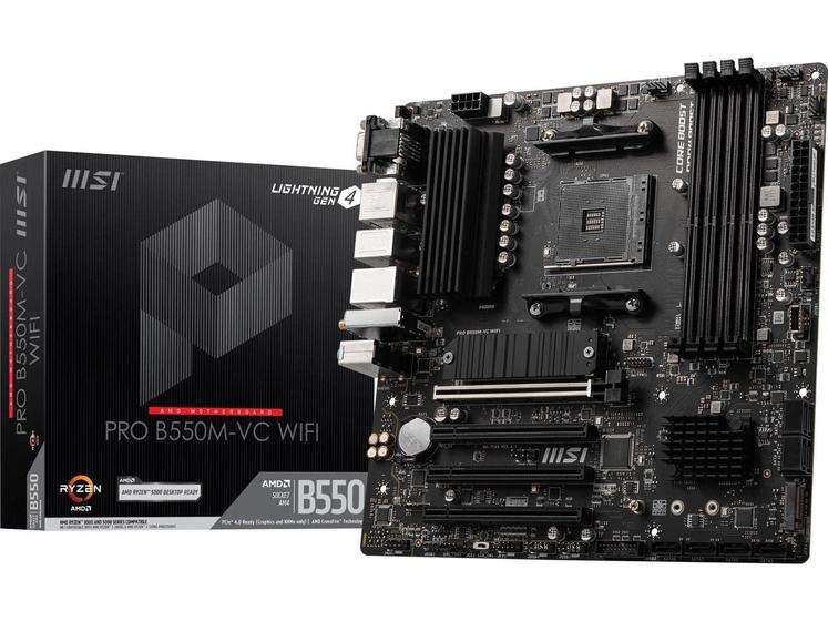 Imagem de Placa-mãe MSI PRO B550M-VC WiFi Pro Series AMD Ryzen 5000