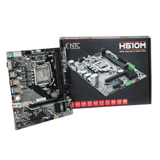 Imagem de Placa Mãe NTC H510M LGA1200 2xDDR4 Chipset H510 mATX
