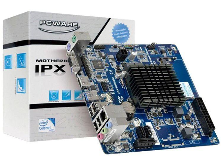 Placa Mãe PCWare IPX1800G2 Intel LGA 1151 - DDR3 Mini-ITX com Processador Menor preço em Placa Mãe PCWare IPX1800G2 Intel LGA 1151 - DDR3 Mini-ITX com Processador