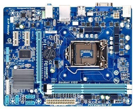 Imagem de PLACA MAE SOCKET 1155 GIGABYTE DDR3 INTEL CORE i3/i5/i7 C/ VGA AUDIO HD PCI 3.0 (OEM)