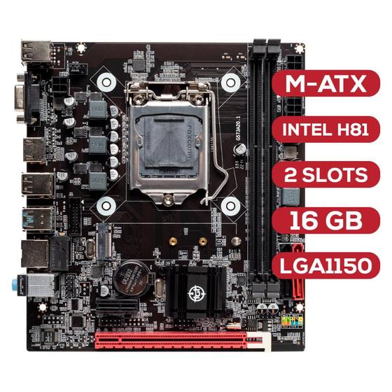 Placa Mae TGT H81NTC, Socket LGA1150, M-ATX, Chipset intel H81, TGT-H81 ...