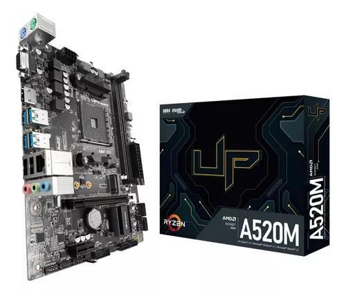 Imagem de Placa Mãe UP Gamer A520M, DDR4, Socket AM4, Micro-ATX, Chipset AMD A520