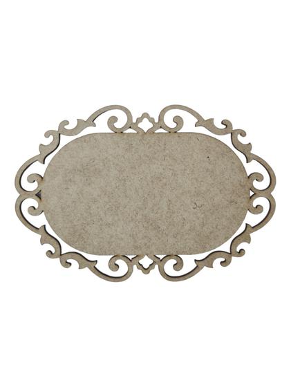 Imagem de Placa MDF Cru Artesanato Design Aramado Arabesco 30CM