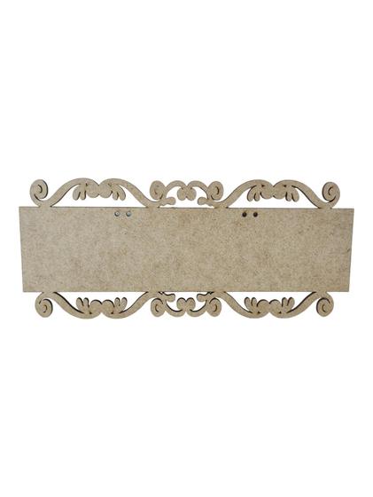 Imagem de Placa Mdf Cru Artesanato Design Retangular Liso 30Cm
