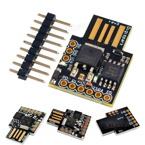 Imagem de Placa Minima Arduino Digispark Kickstarter Attiny85 Usb Dev